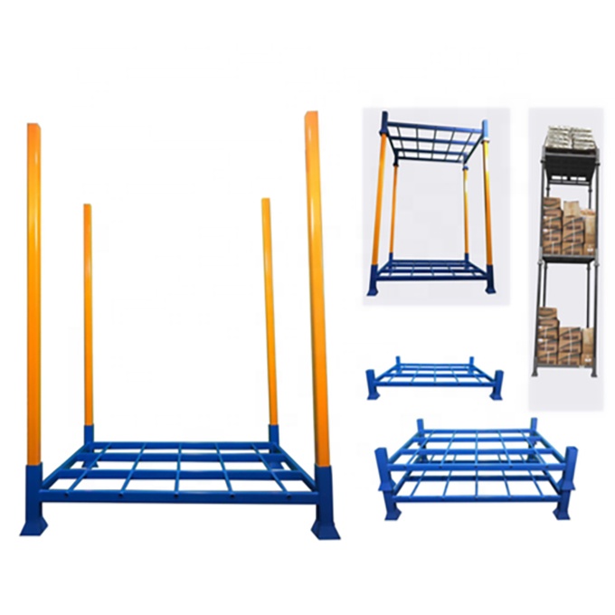 warehouse heavy duty powder coated storage metal stillage for cold storage