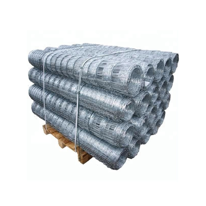 galvanized livestock field fence