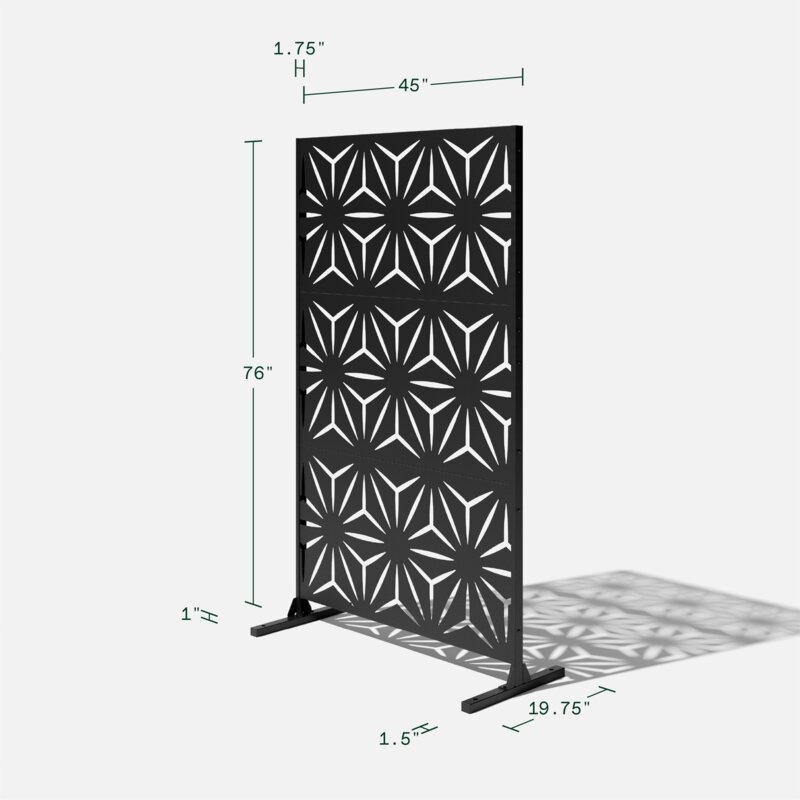 Decorative Laser Cut Privacy Fencing Panel